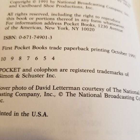 Roman Numeral 2 An altogether new book of top 10 lists paperback book 1st editio - Picture 6 of 6